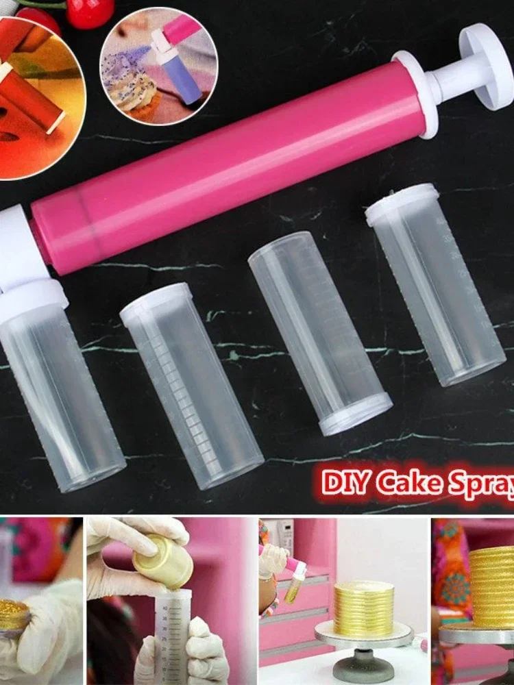 Offset Spatula Set - DIY Cake Spray Gun Manual Cake