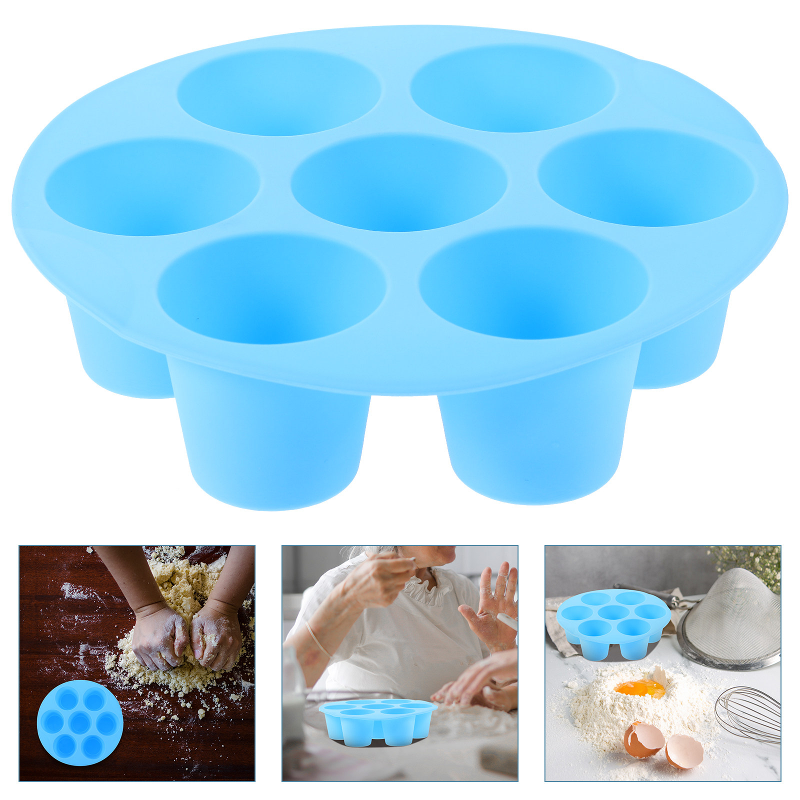 Muffin Tin Nonstick - Silicone Muffin Cake Mold Non-Stick Mini