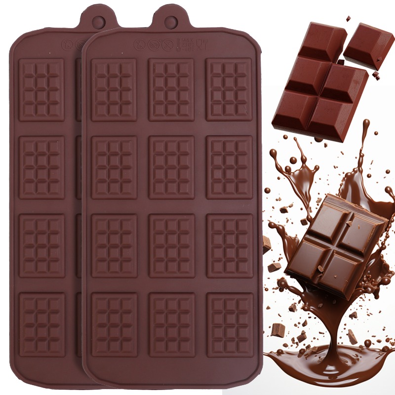 Kitchen Baking Cake - Silicone Chocolate Mold 12 Even Fondant