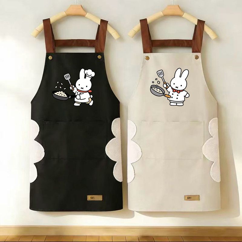 Kitchen Q - New Cartoon Miffy Rabbit Apron Waterproof