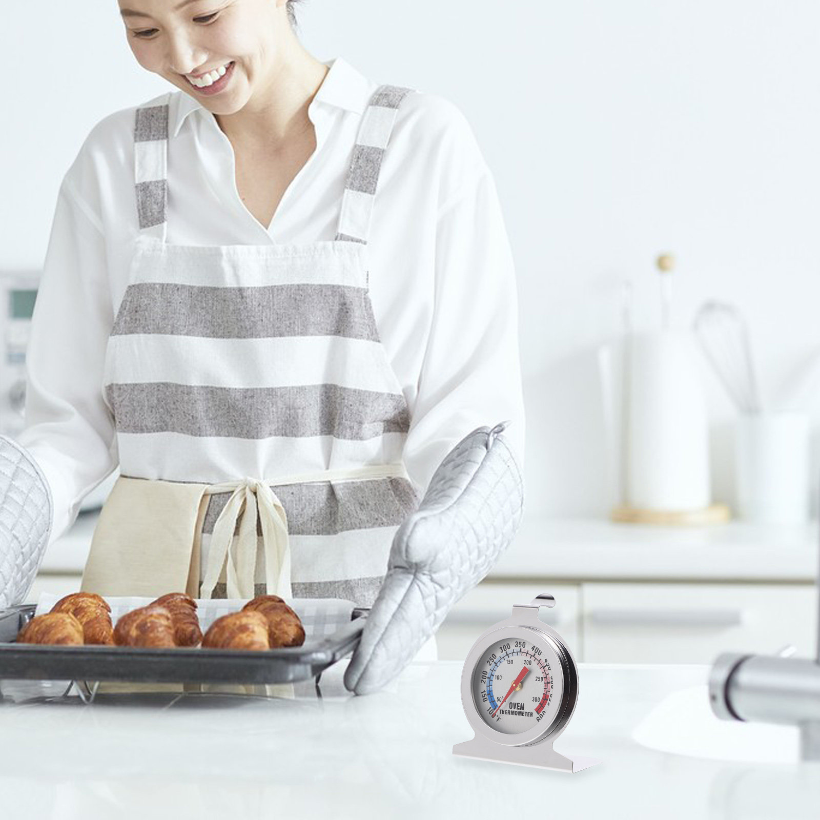 Kitchen Tools For Baking - Kitchen Oven Thermometer Stainless Steel Accurate