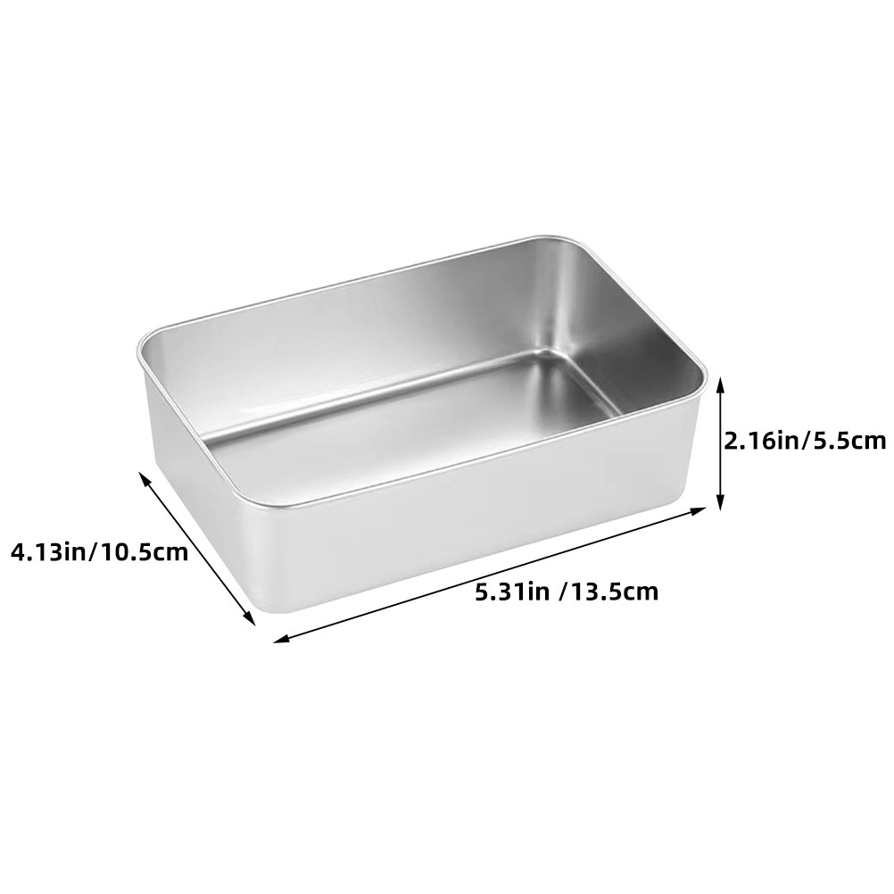 2Pcs Stainless Steel Baking Pa - Kitchen Baking Trays 评论和价格
