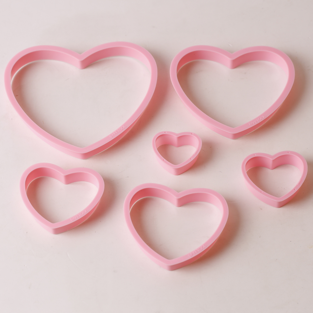 1set/3sets Pink Heart Star Flo - Kitchen Appliances For Baking 评论和价格