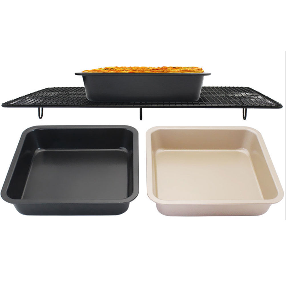 1Pcs Square Carbon Steel Bakin - Kitchen Baking Trays 评论和价格