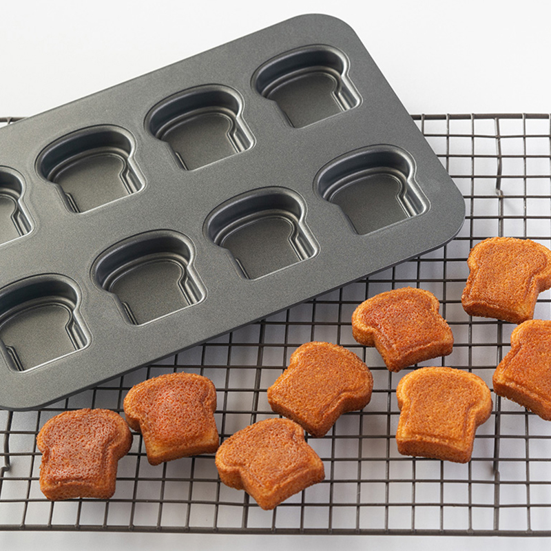 8 Cavity Toast Bread Pattern C - Kitchen Baking Store 评论和价格