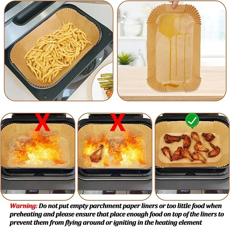 Disposable Air Fryer Paper Non - Kitchen Baking Sheets 评论和价格