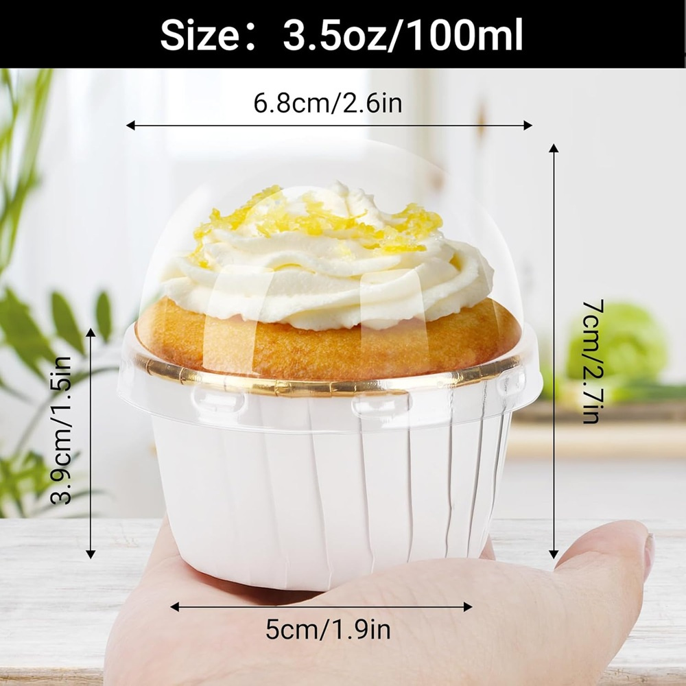 50 pcs Muffins Cup Paper Cupca - Kitchen Baking Cake 评论和价格