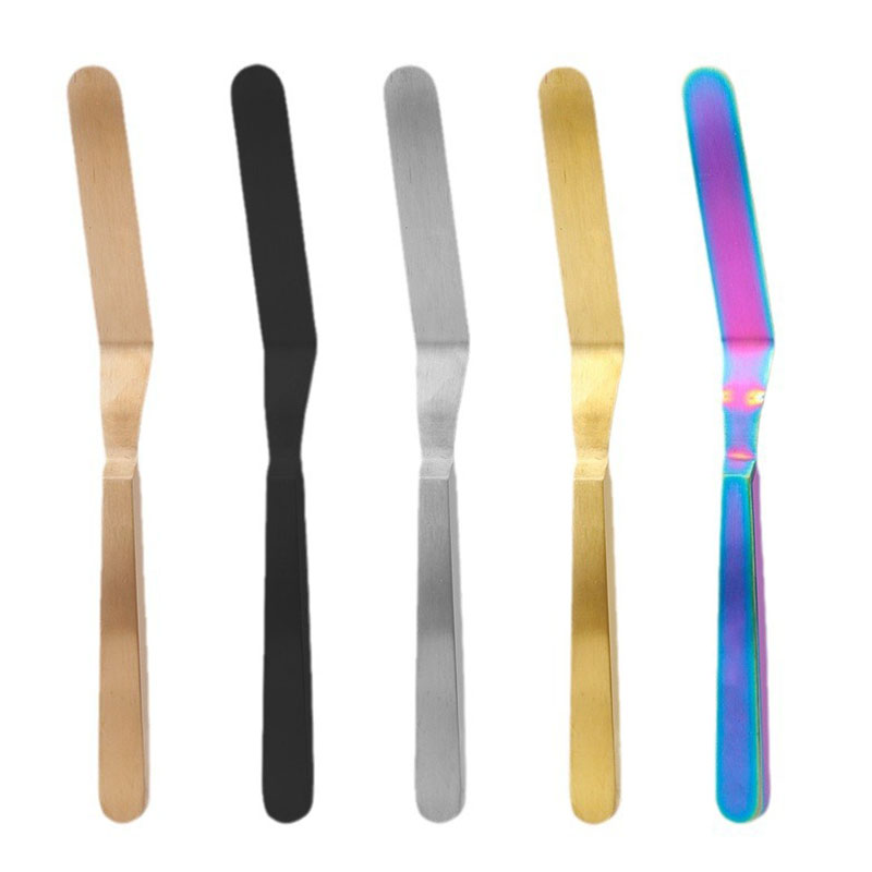 Stainless Steel Cake Icing Spa - Offset Spatula Set 评论和价格