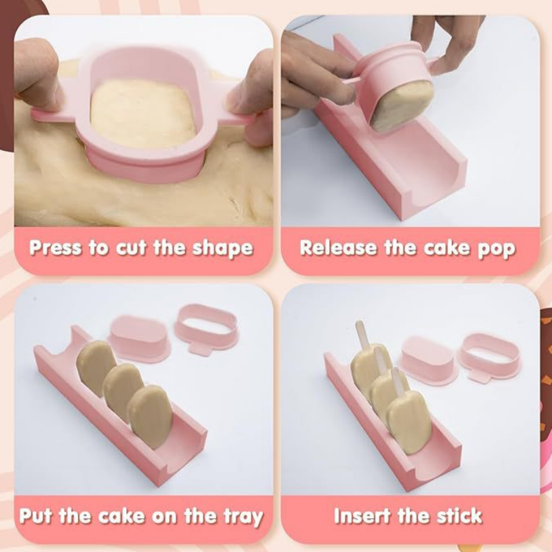 Cake Pop Mold Set with Tray No - Kitchen Baking Trays 评论和价格