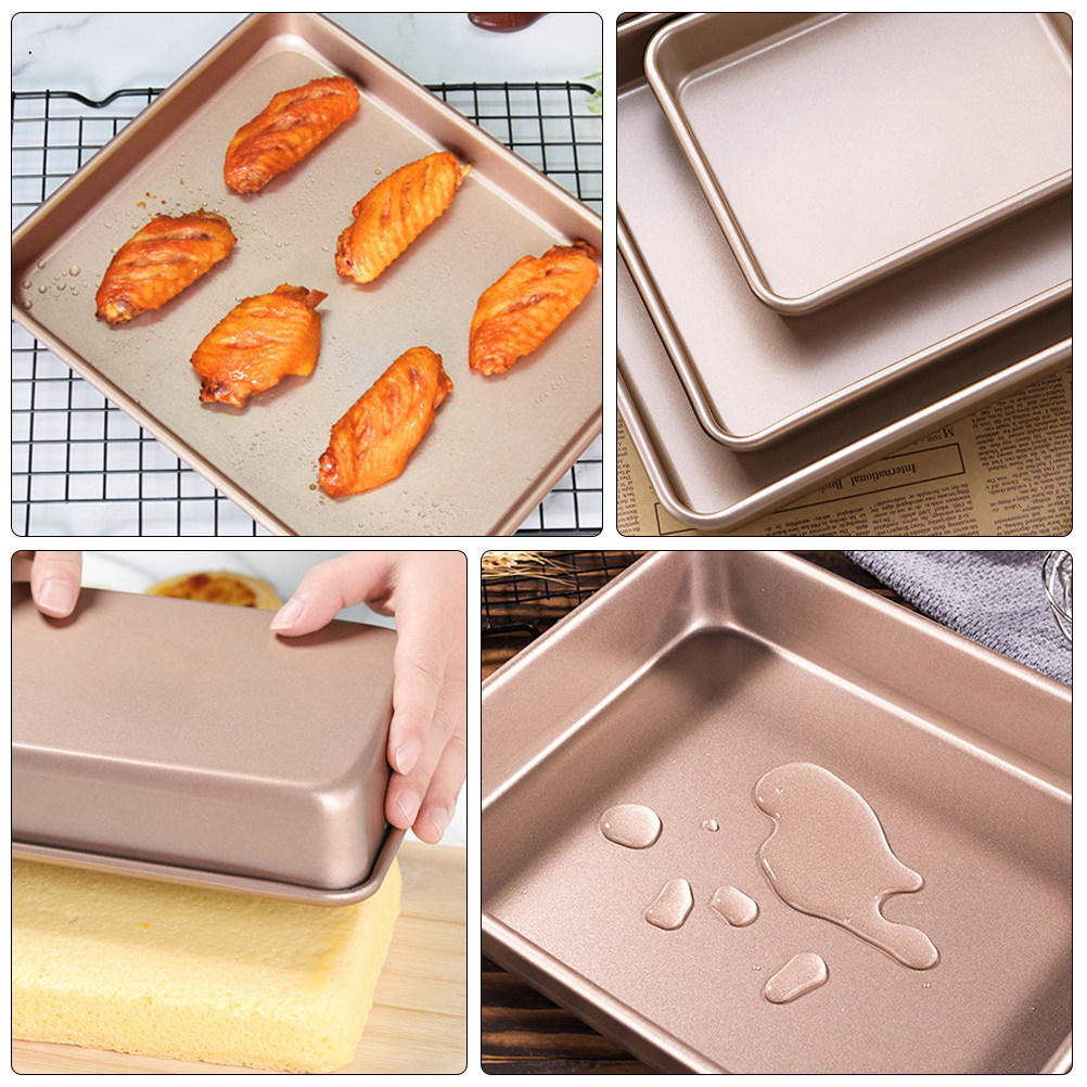 Non-Stick Square Cake Pan Baki - Kitchen Baking Trays 评论和价格