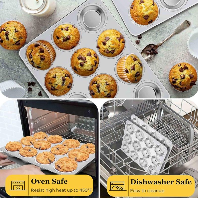 DT39 Stainless Steel Muffin Pa - Muffin Tin Nonstick 评论和价格