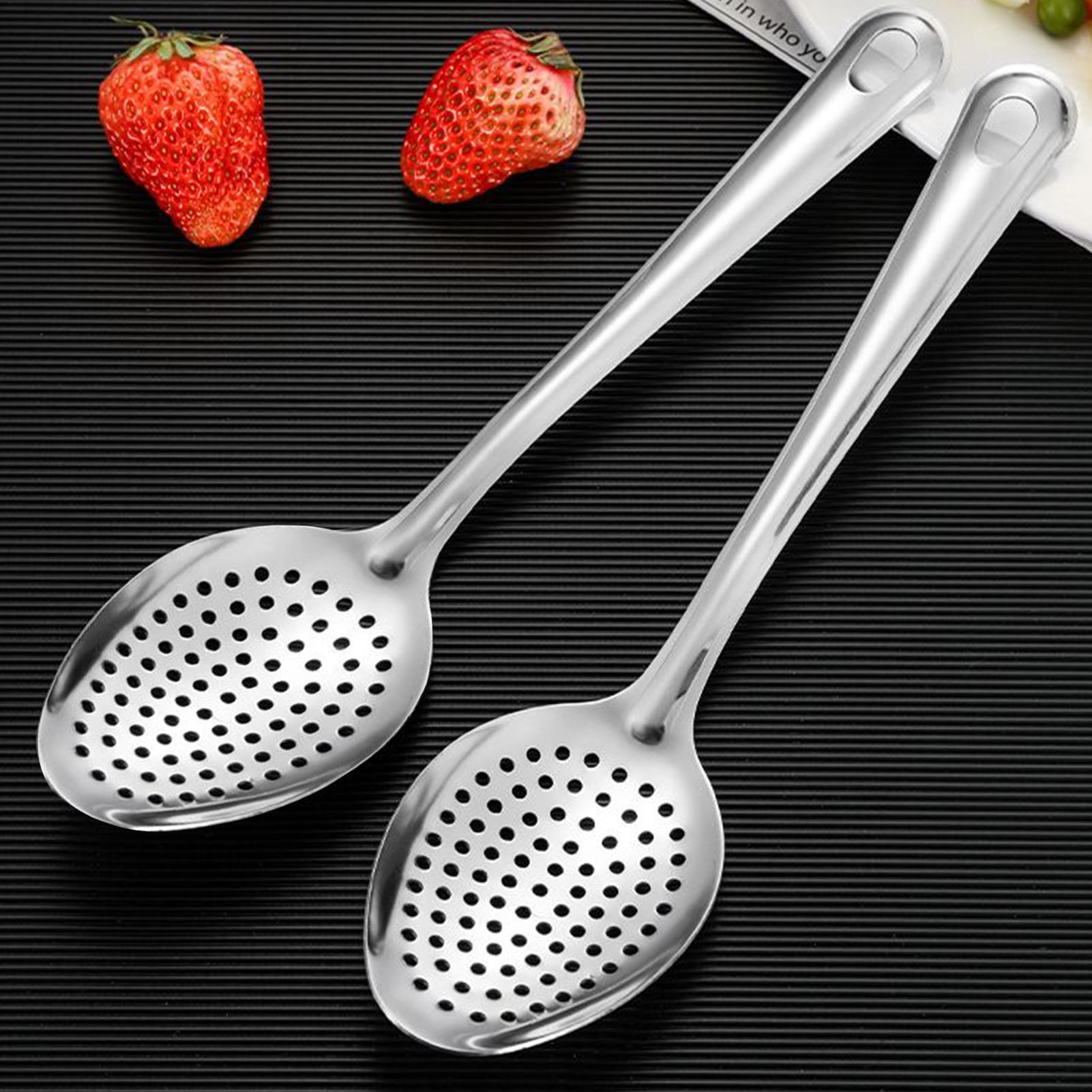 New Metal Slotted Spoon Stainl - Offset Spatula Set 评论和价格