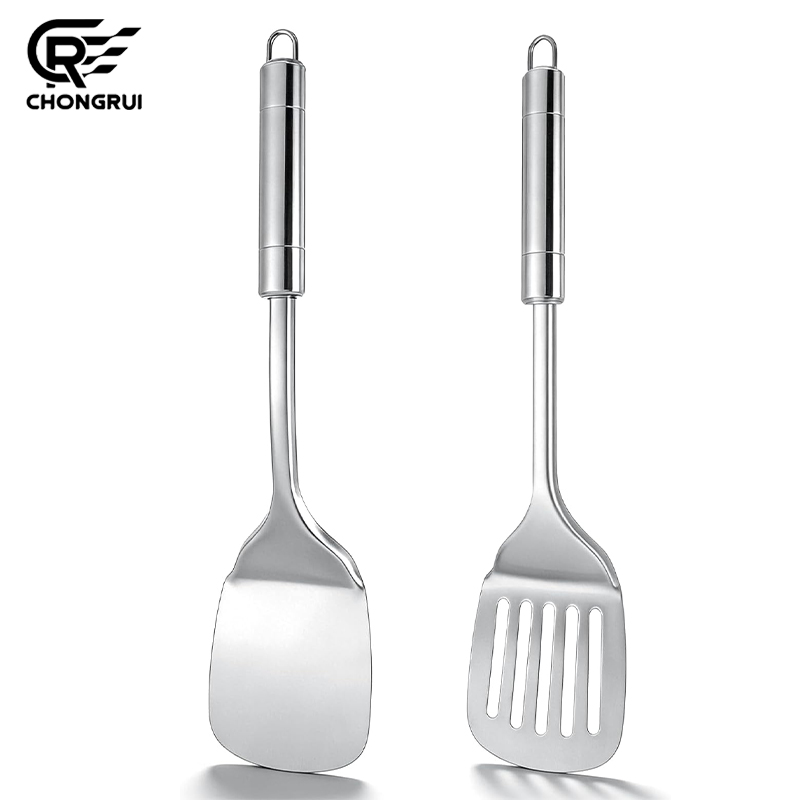 Stainless Steel Turner Long Ha - Offset Spatula Set 评论和价格