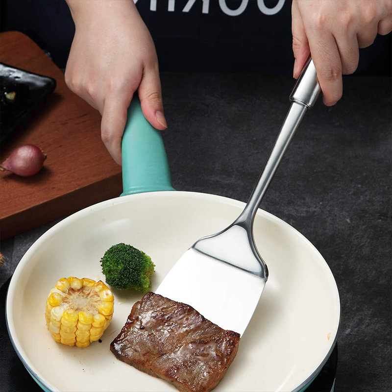 Stainless Steel Turner Long Ha - Offset Spatula Set 评论和价格