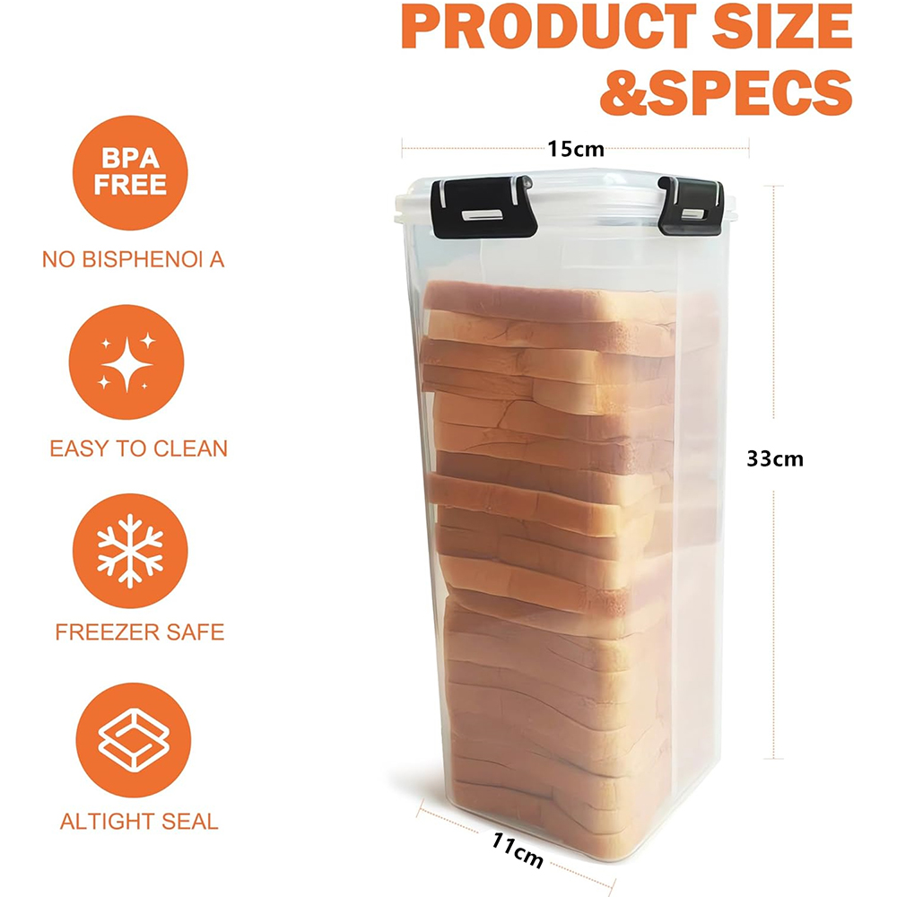 Bread Storage Container with A - Kitchen Baking Trays 评论和价格