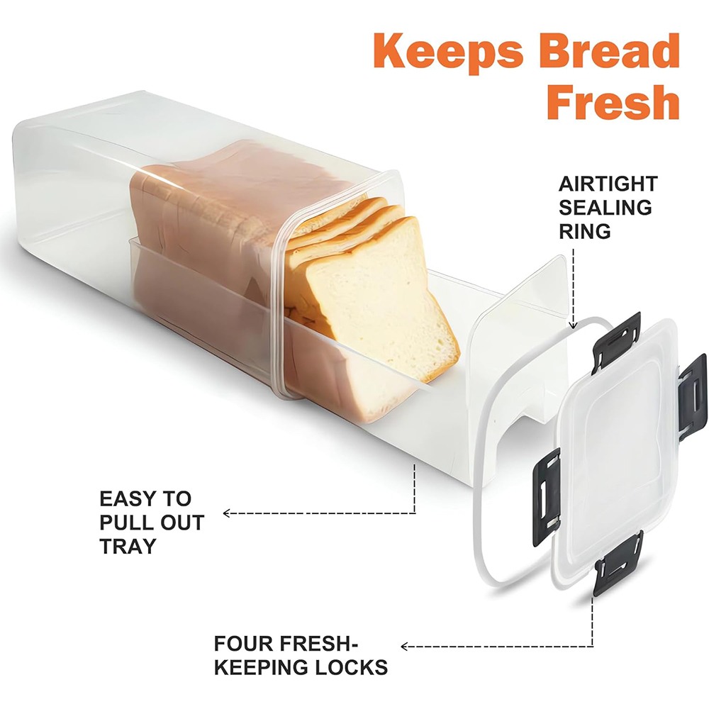 Bread Storage Container with A - Kitchen Baking Trays 评论和价格