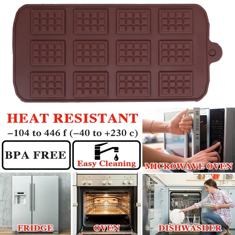 Silicone Chocolate Mold 12 Eve - Kitchen Baking Cake 评论和价格