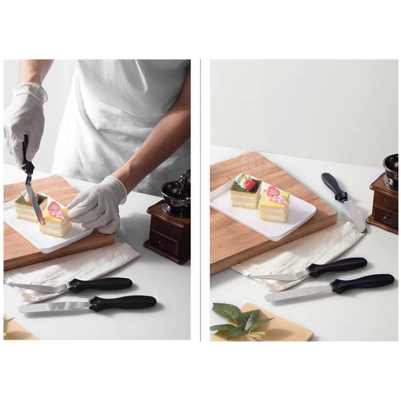3pcs/set Spatula Blade Angled  - Offset Spatula Set 评论和价格