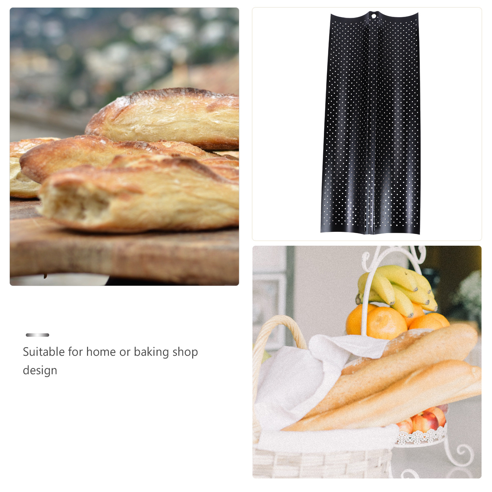 Premium French Bread Baking Mo - Kitchen Baking Trays 评论和价格