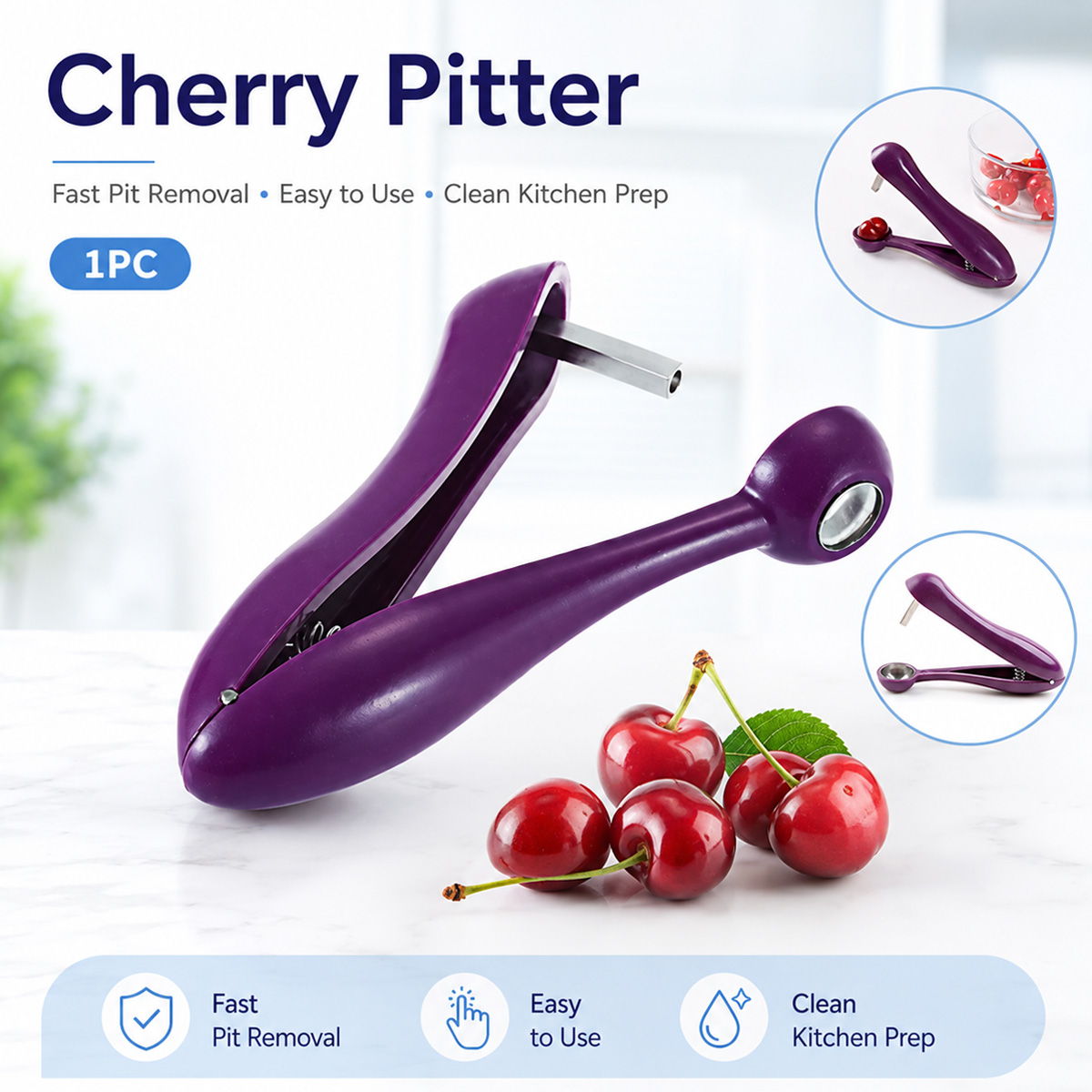 Cherry Kernel Remover Handheld - Kitchen Tools For Baking 评论和价格