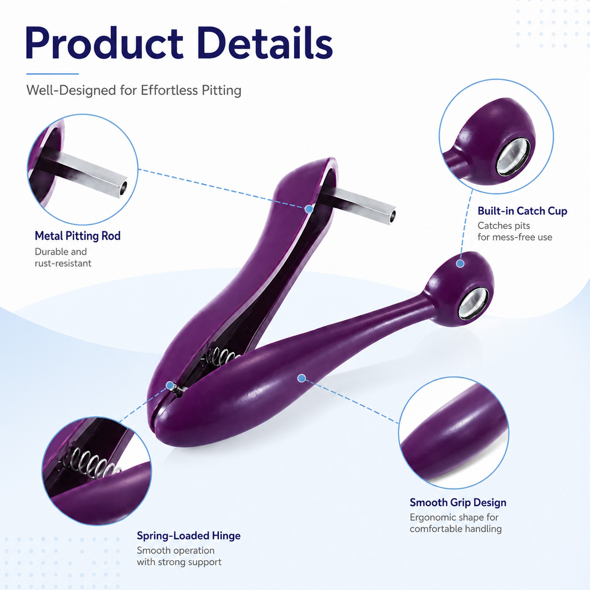 Cherry Kernel Remover Handheld - Kitchen Tools For Baking 评论和价格