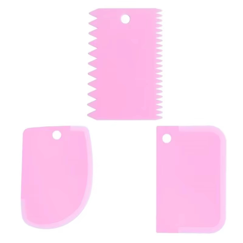 3PCS Cream Scraper Smoother Ir - Kitchen Tools For Baking 评论和价格