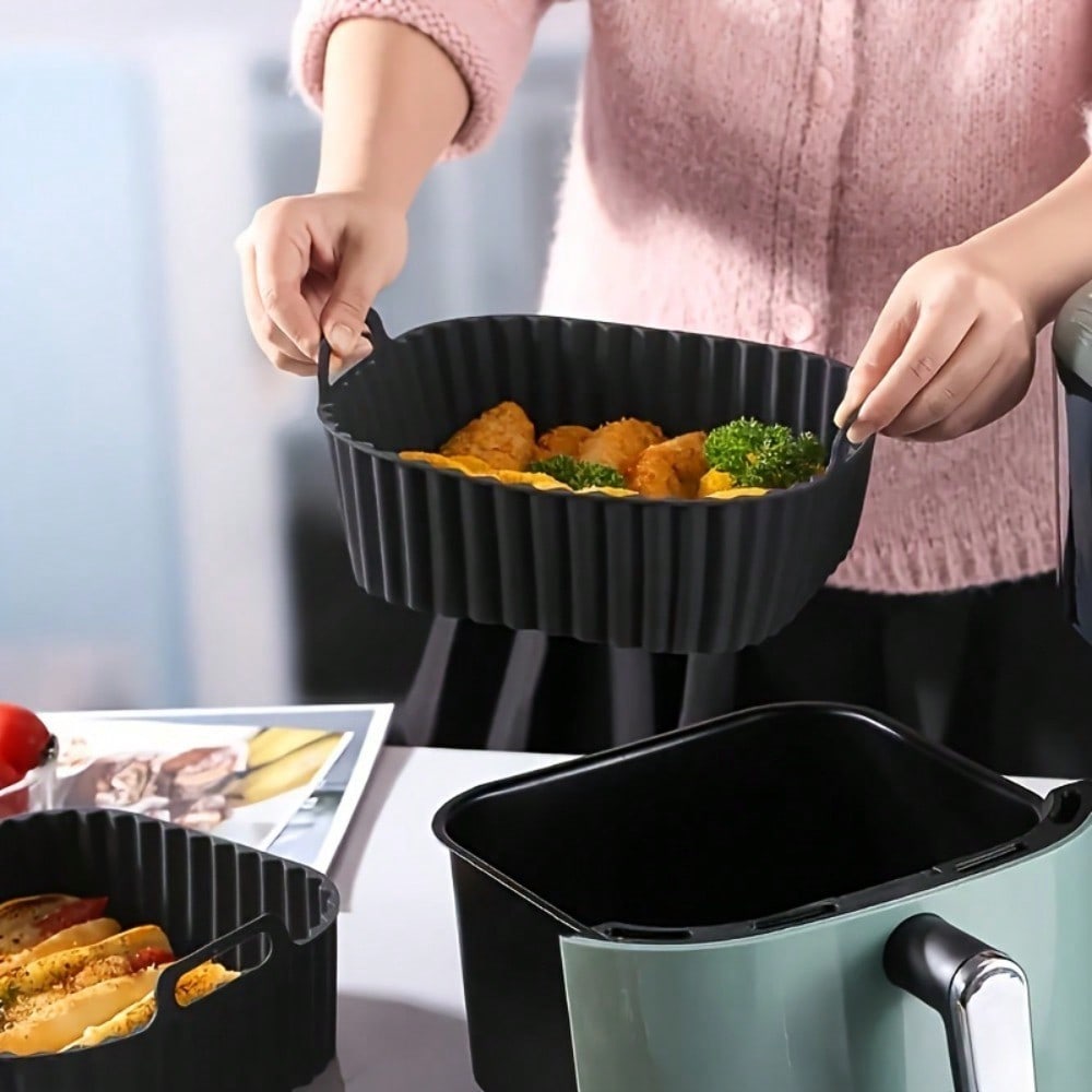 1pc Reusable Silicone Air Frye - Kitchen Baking Sheets 评论和价格