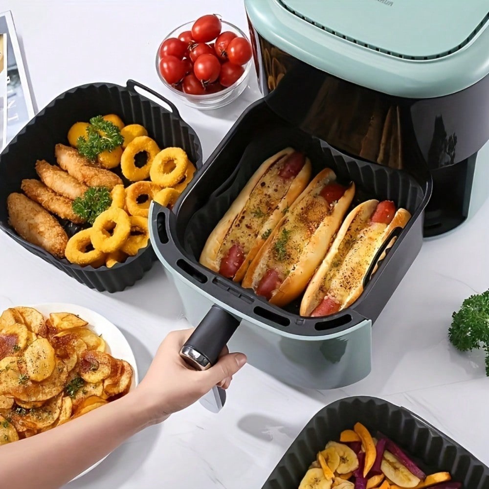1pc Reusable Silicone Air Frye - Kitchen Baking Sheets 评论和价格