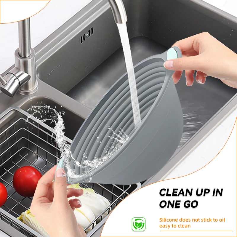 1PC Silicone Foldable Banneton - Kitchen Tools For Baking 评论和价格