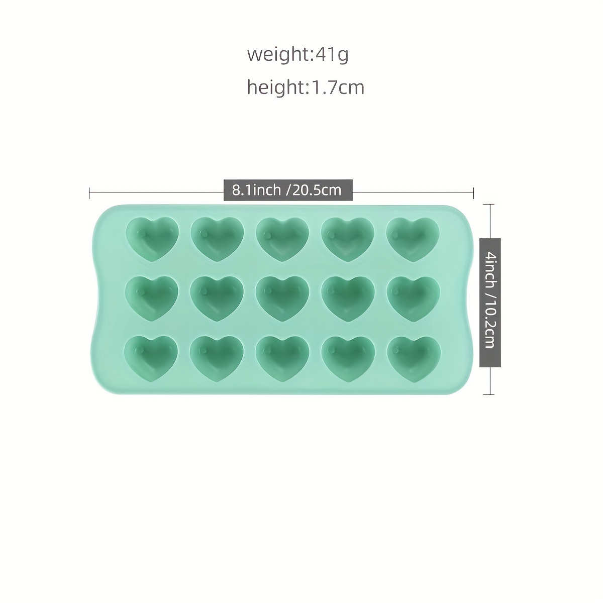 1pc 3D Heart-shaped Chocolate  - Kitchen Baking Cake 评论和价格
