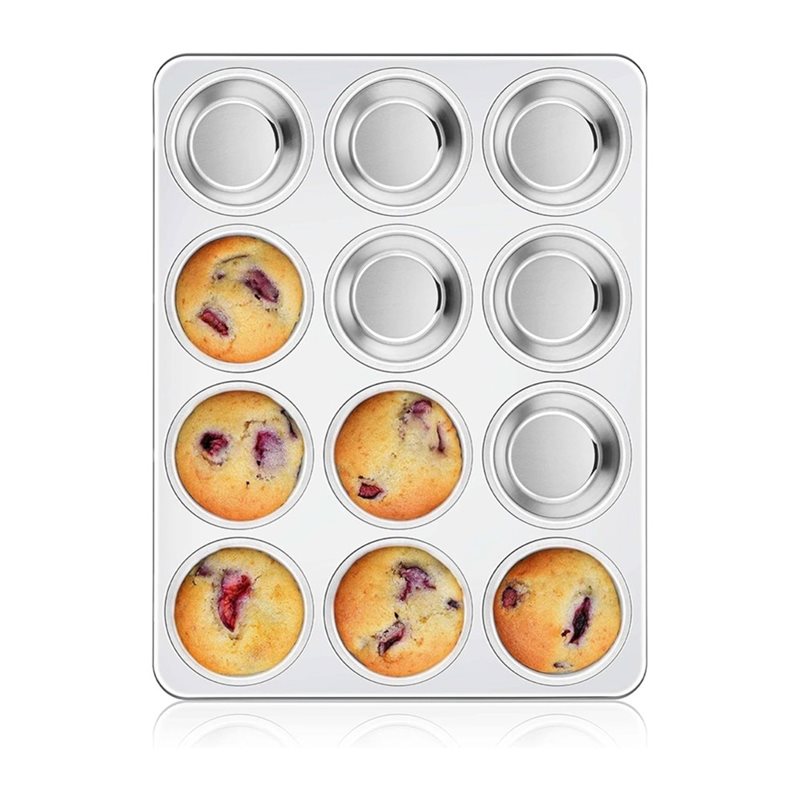 ABAE-Muffin Pan, Stainless Ste - Muffin Tin Nonstick 评论和价格