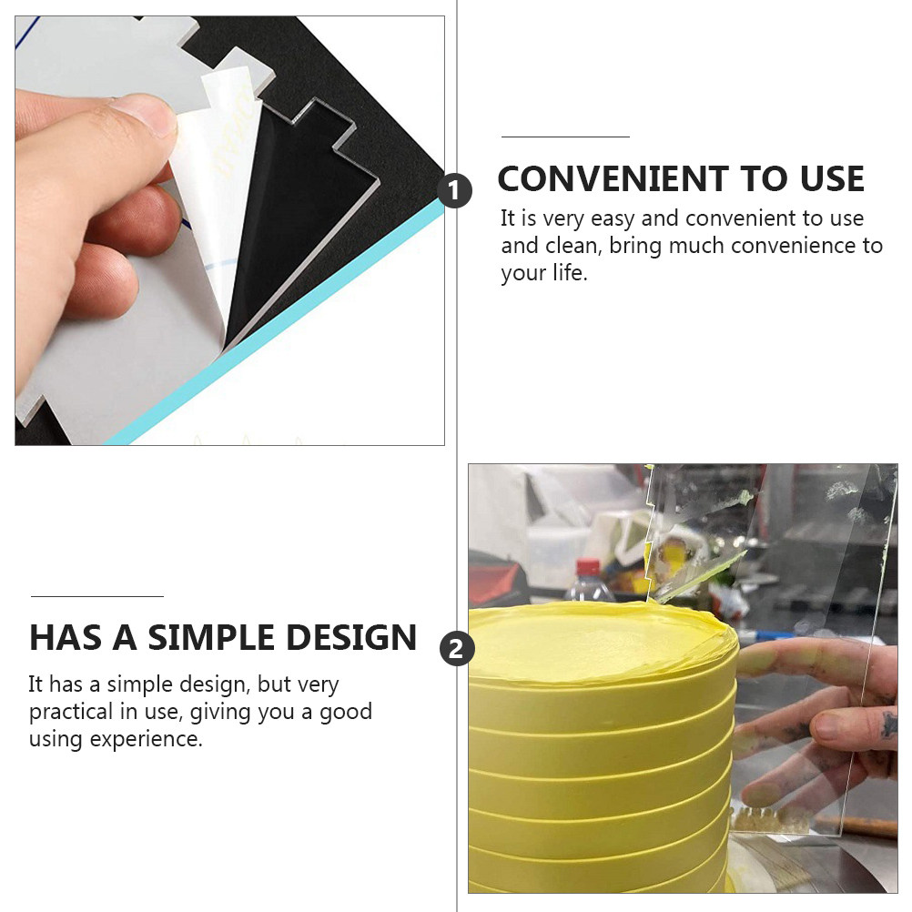 6Pcs Cake Scraper Kit Home Bak - Kitchen Baking Cake 评论和价格