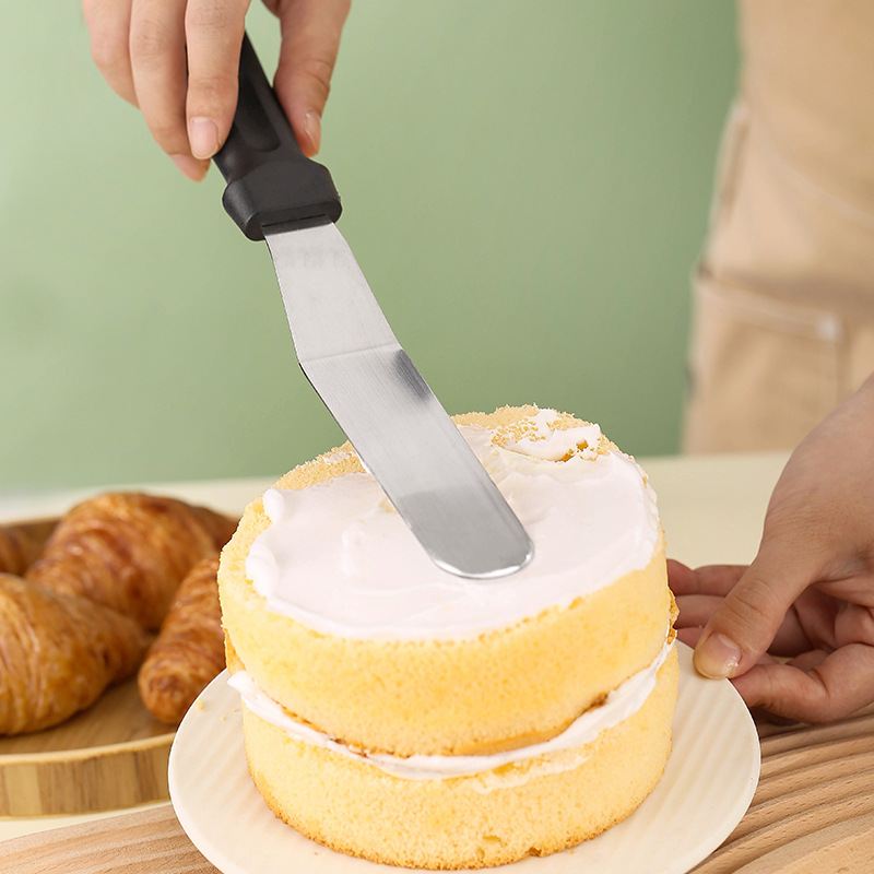 1PC Stainless Steel Cake Scrap - Offset Spatula Set 评论和价格