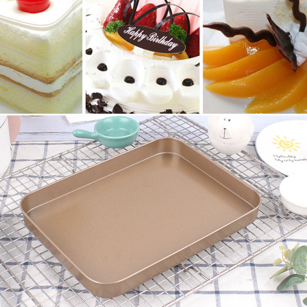 Carbon Steel Rectangular Cake  - Kitchen Baking Trays 评论和价格