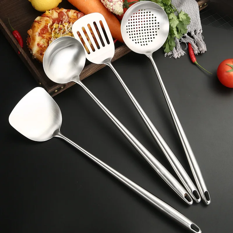 Food Grade Stainless Steel Wok - Offset Spatula Set 评论和价格