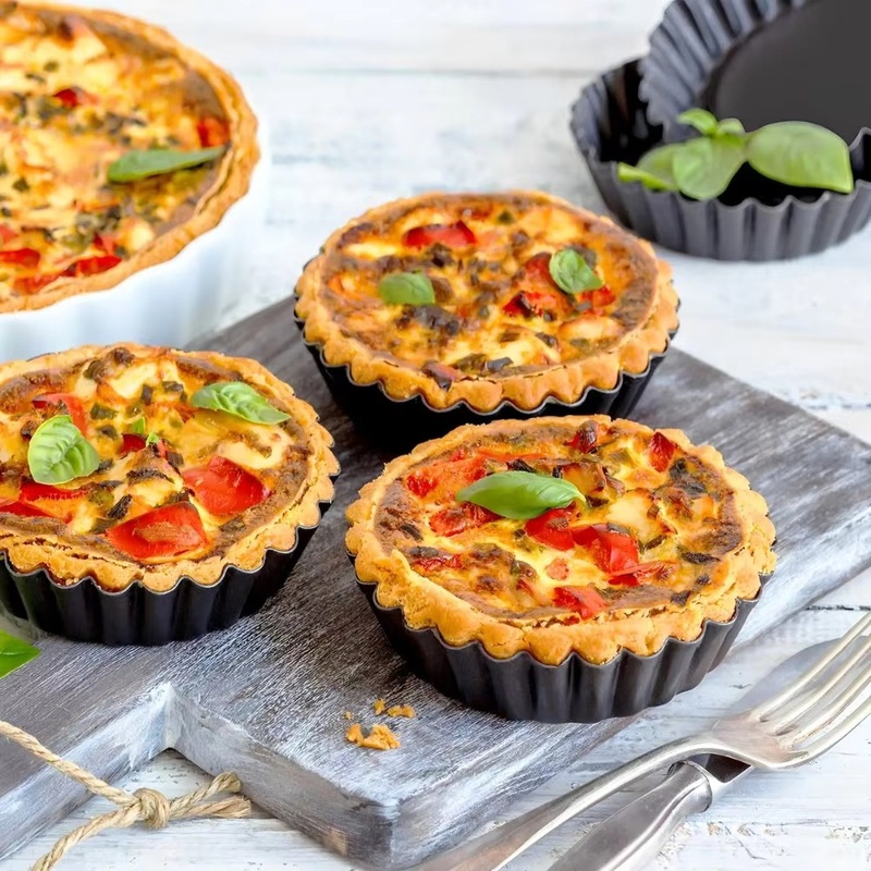 1pc Removable Bottom Fluted Ta - Kitchen Baking Trays 评论和价格