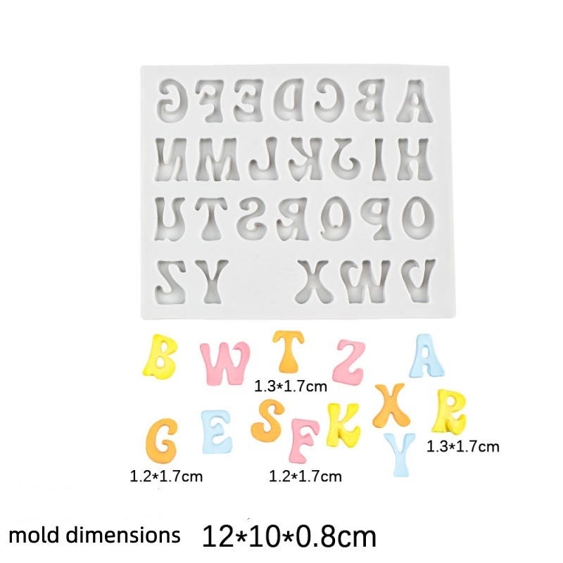 3D Flower letter Heart Silicon - Kitchen Baking Cake 评论和价格