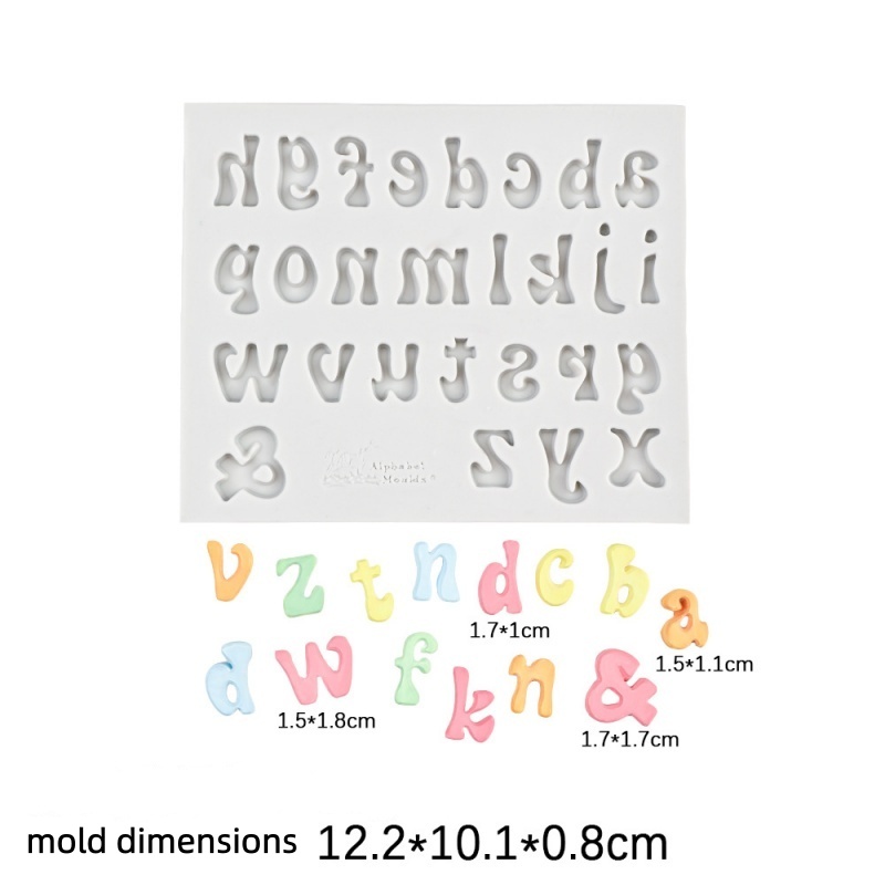 3D Flower letter Heart Silicon - Kitchen Baking Cake 评论和价格