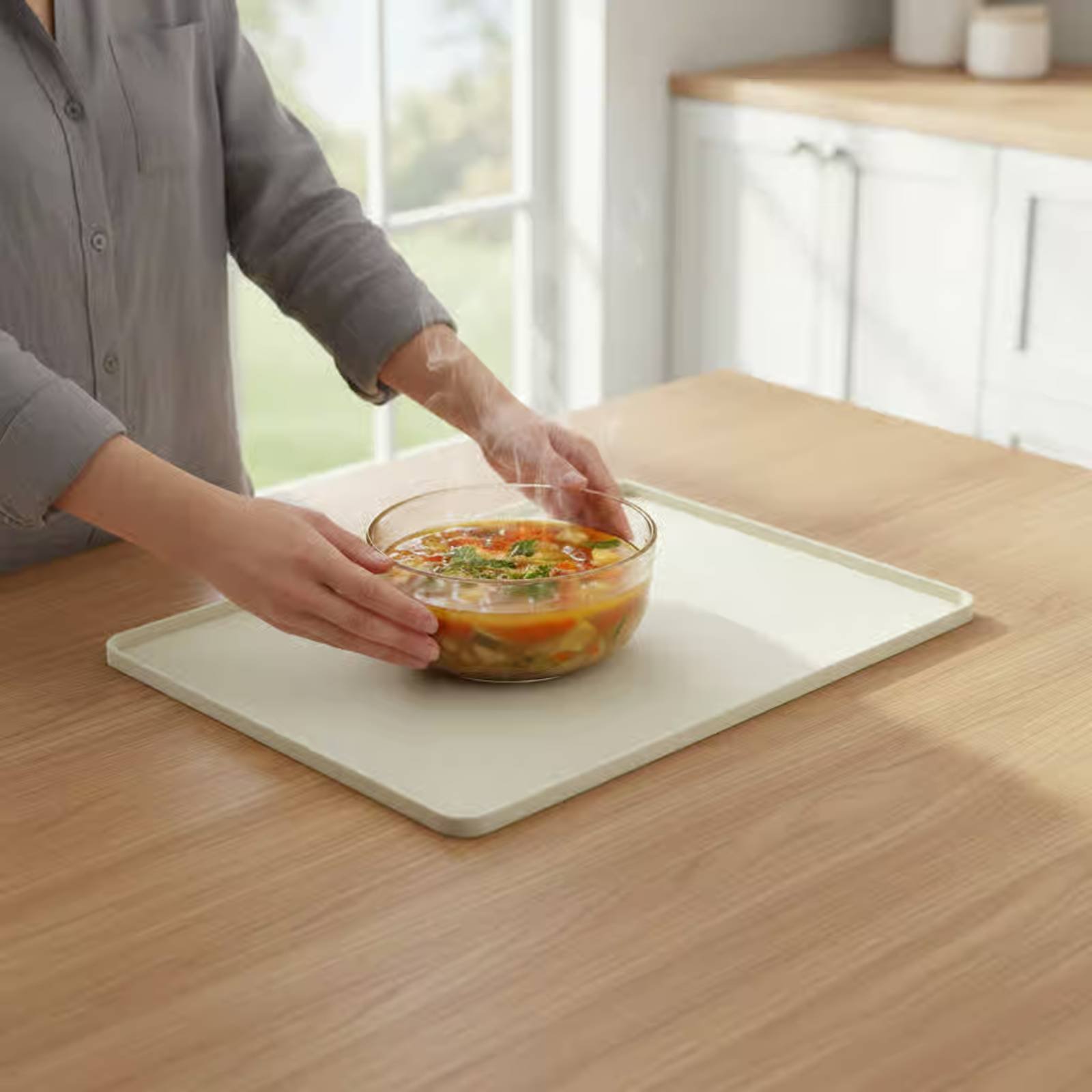 Silicone Microwave Top Mat Fle - Kitchen Baking Trays 评论和价格