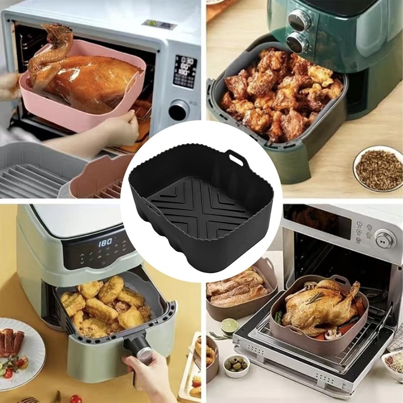 Reusable Silicone Air Fryer Li - Kitchen Baking Trays 评论和价格