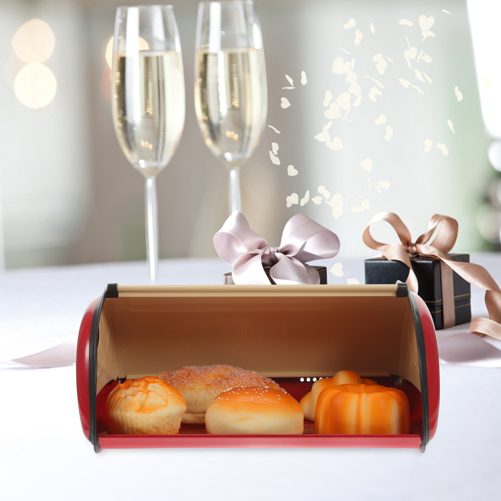 Kitchen Bread Box Stainless St - Kitchen Baking Storage Containers 评论和价格