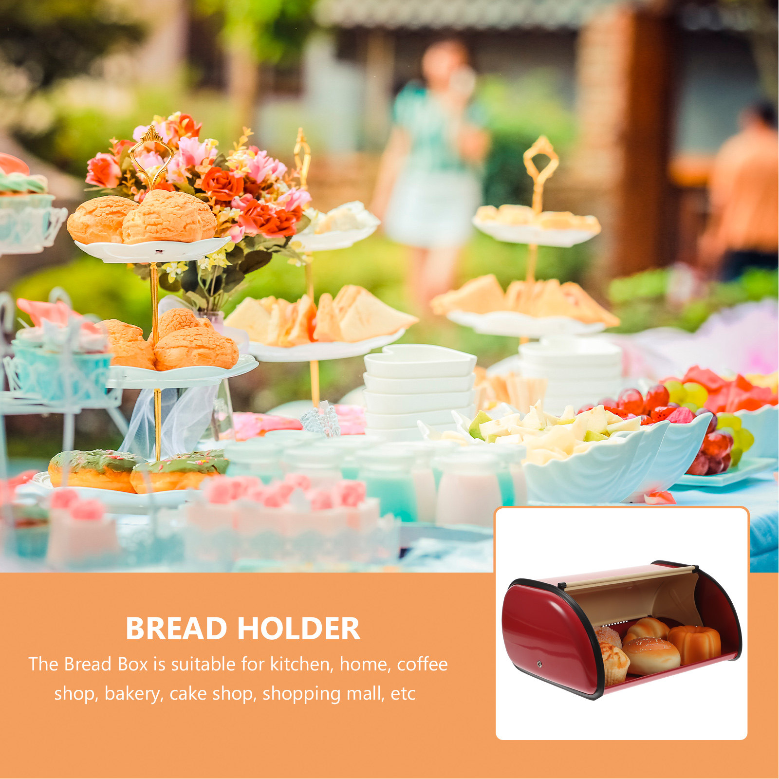 Kitchen Bread Box Stainless St - Kitchen Baking Storage Containers 评论和价格